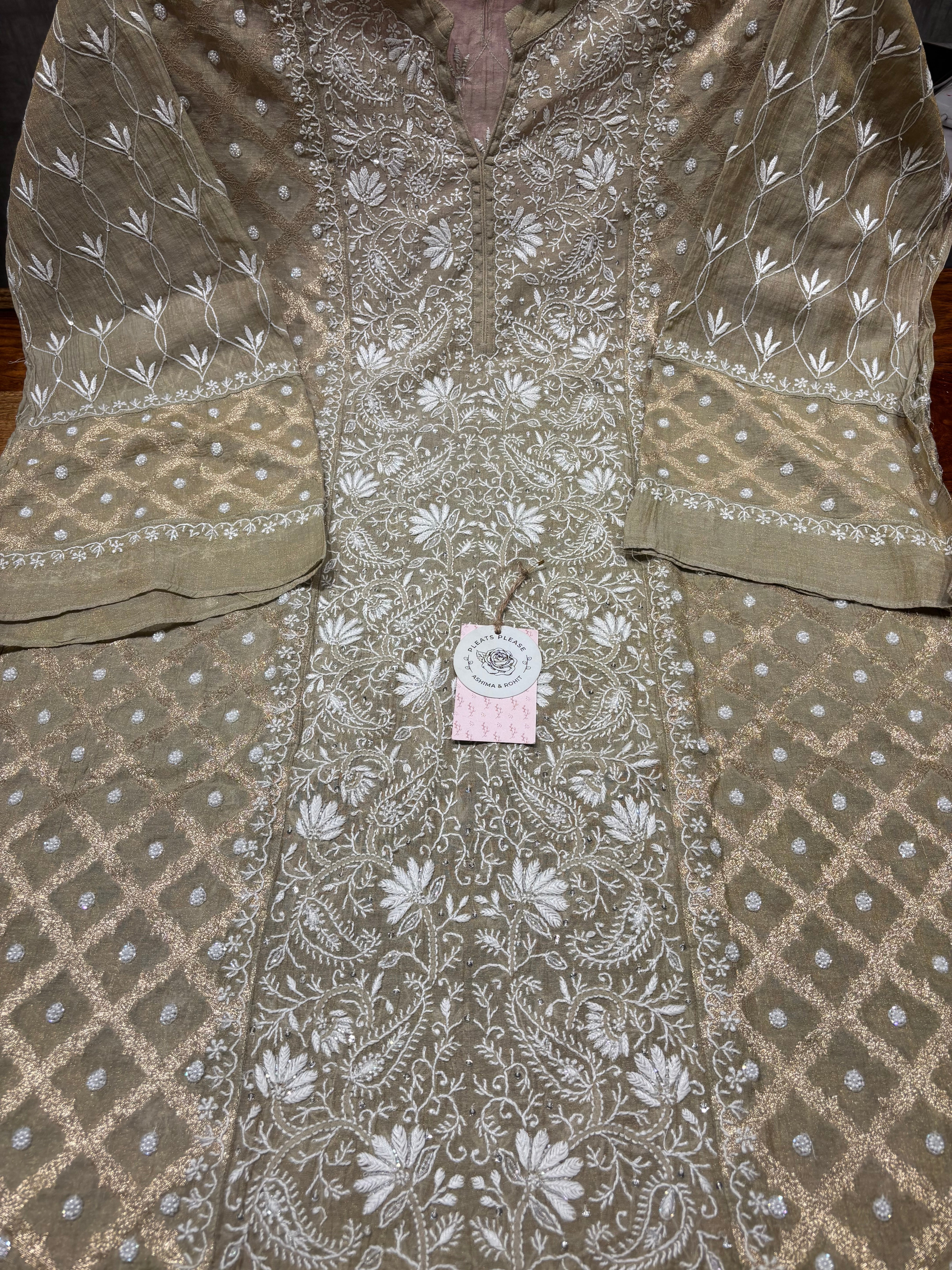 Military Olive Pure And Premium Tissue Co-ord Set