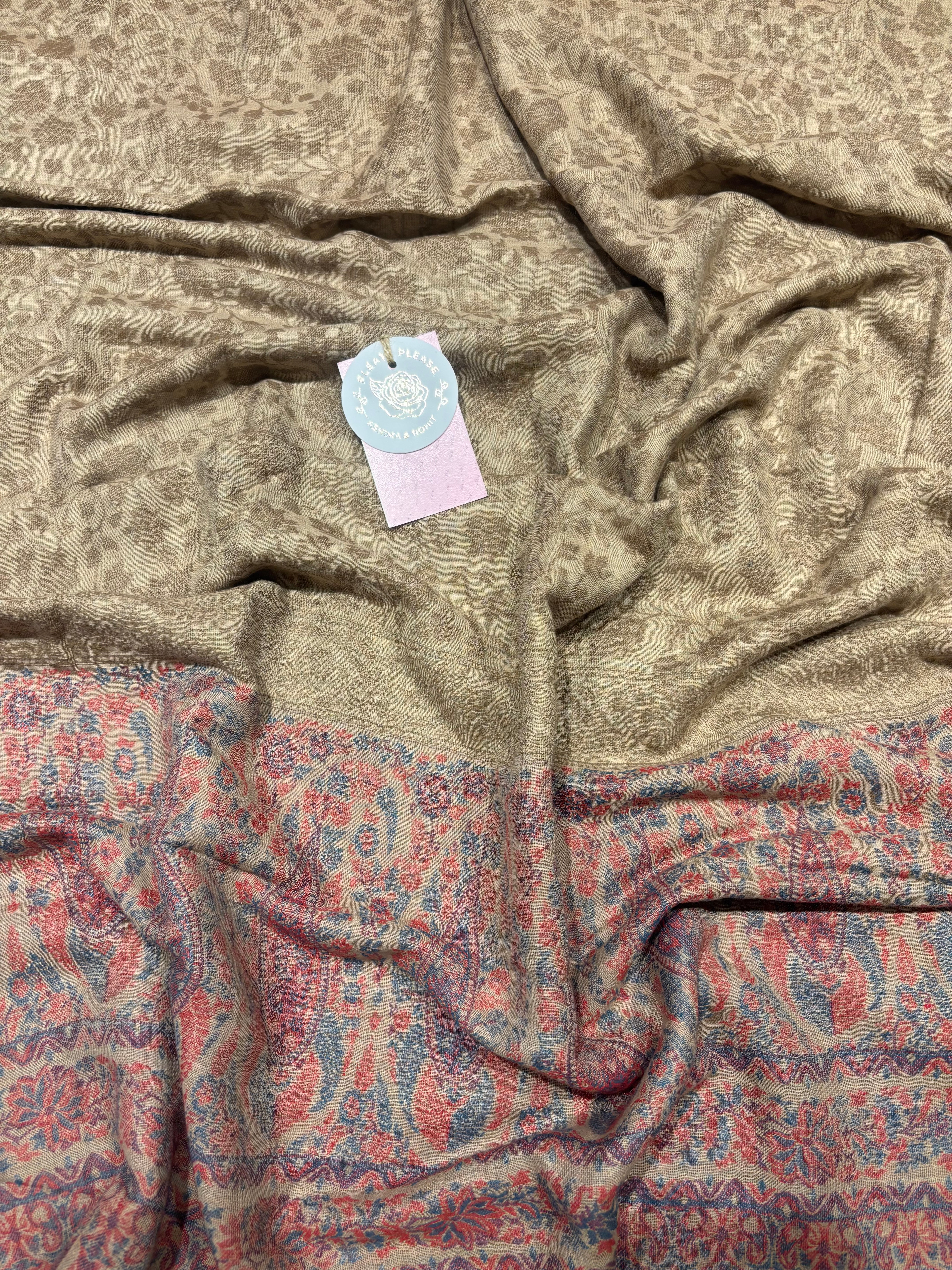 Cuban Sand Cashmere Woolen Shawl