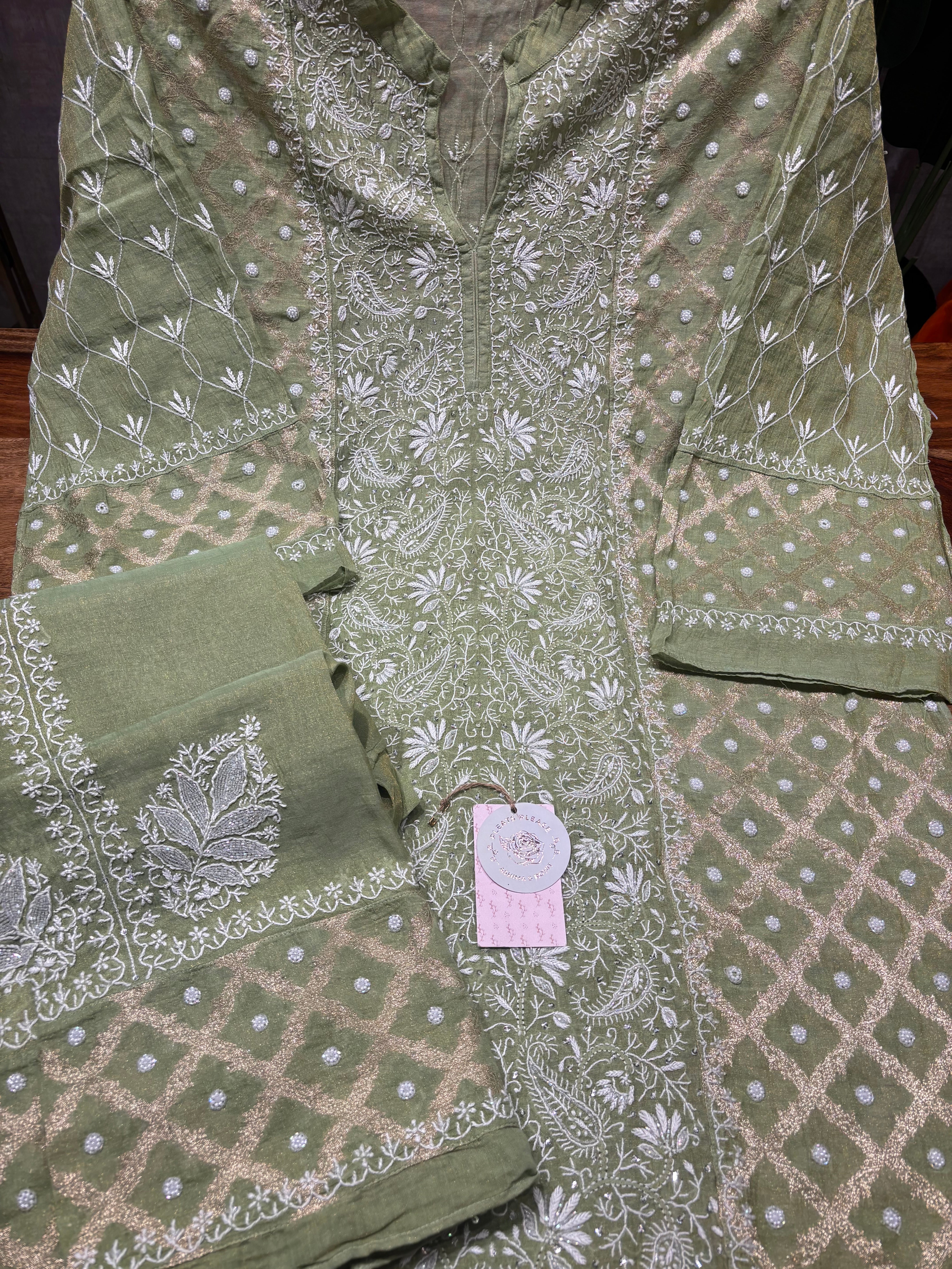 Sage Green Pure & Premium Tissue Co-ord Set