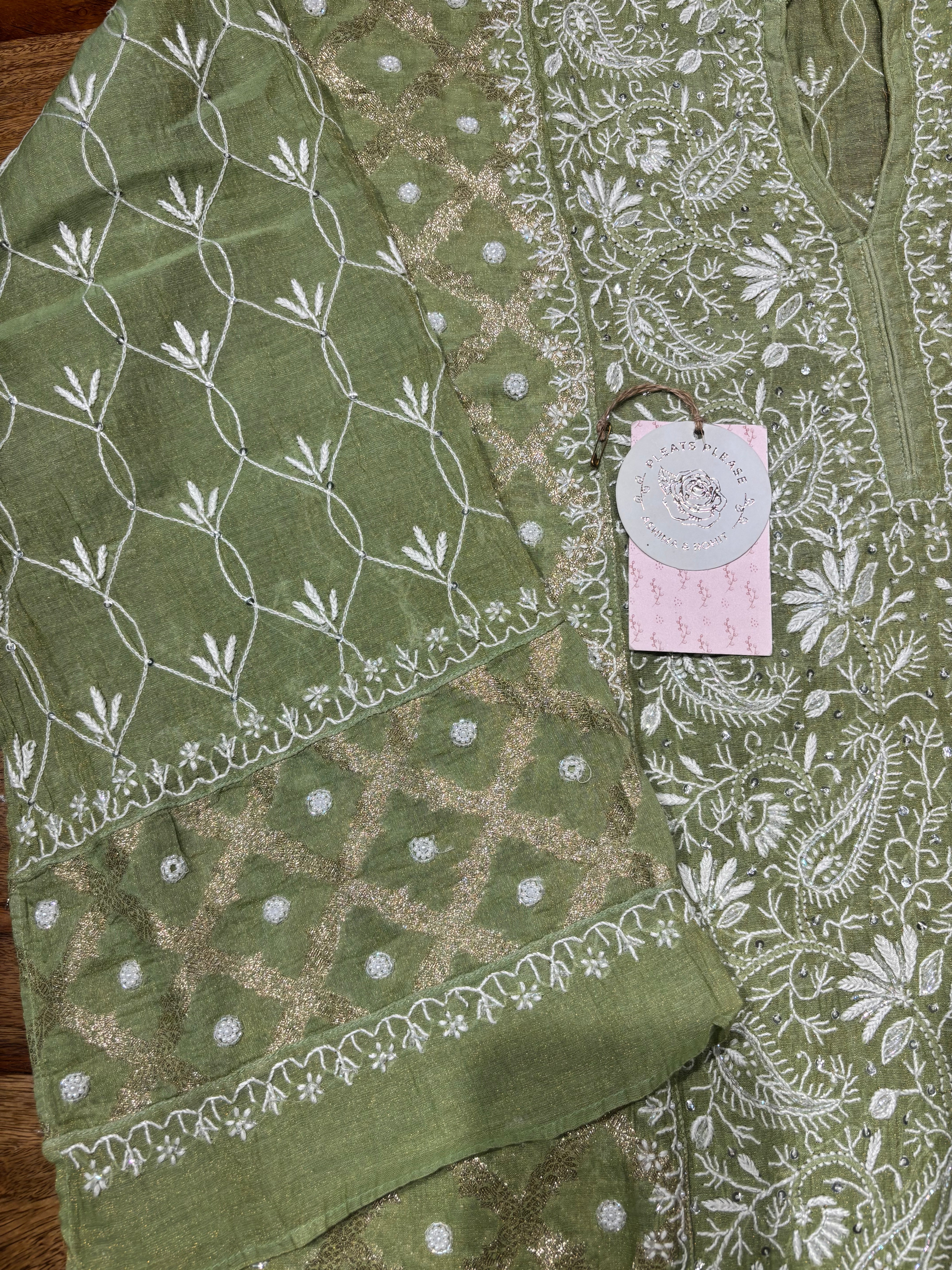 Sage Green Pure & Premium Tissue Co-ord Set
