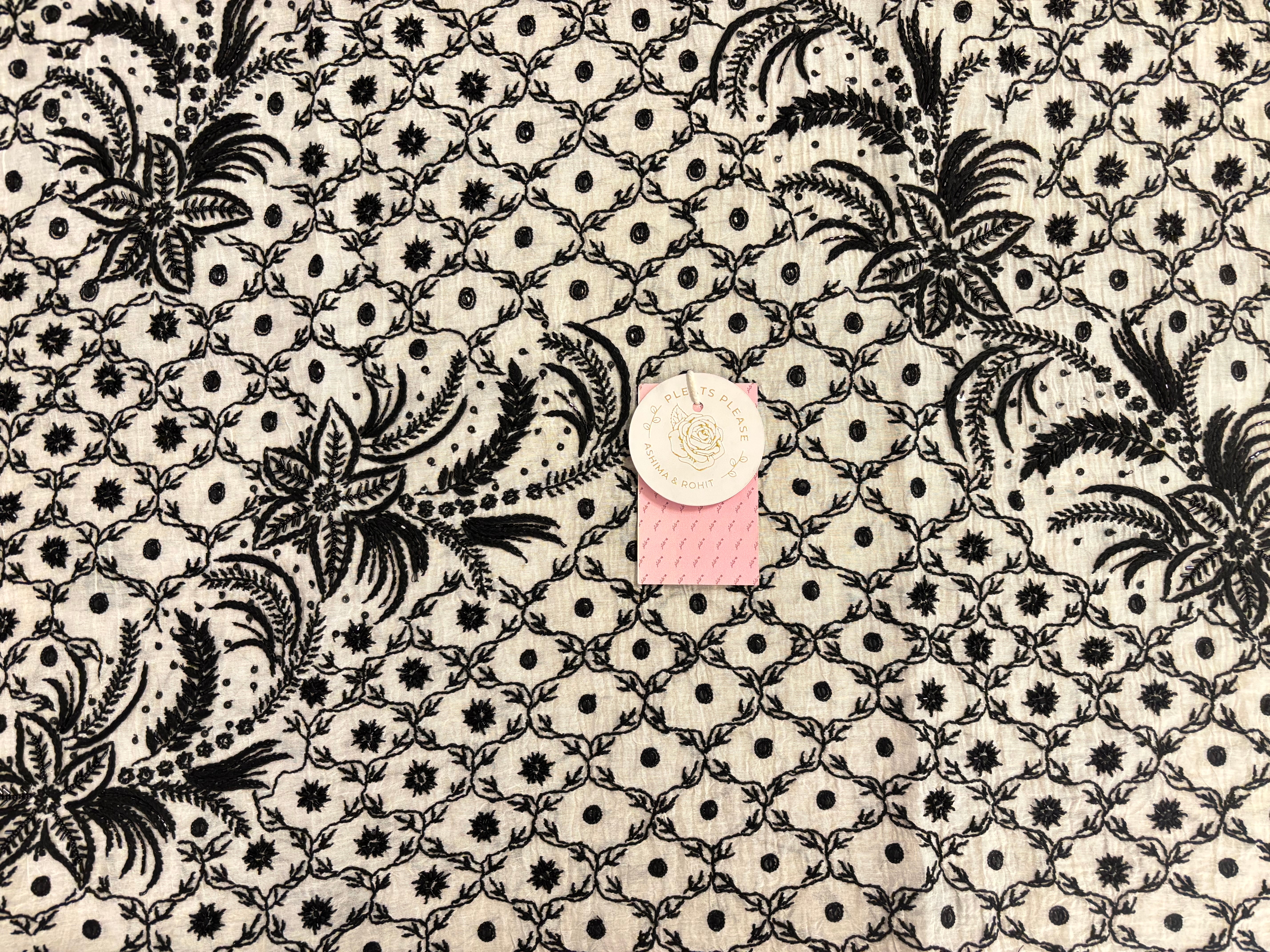 Dyeable Chanderi Chikankari Kurta & Dupatta