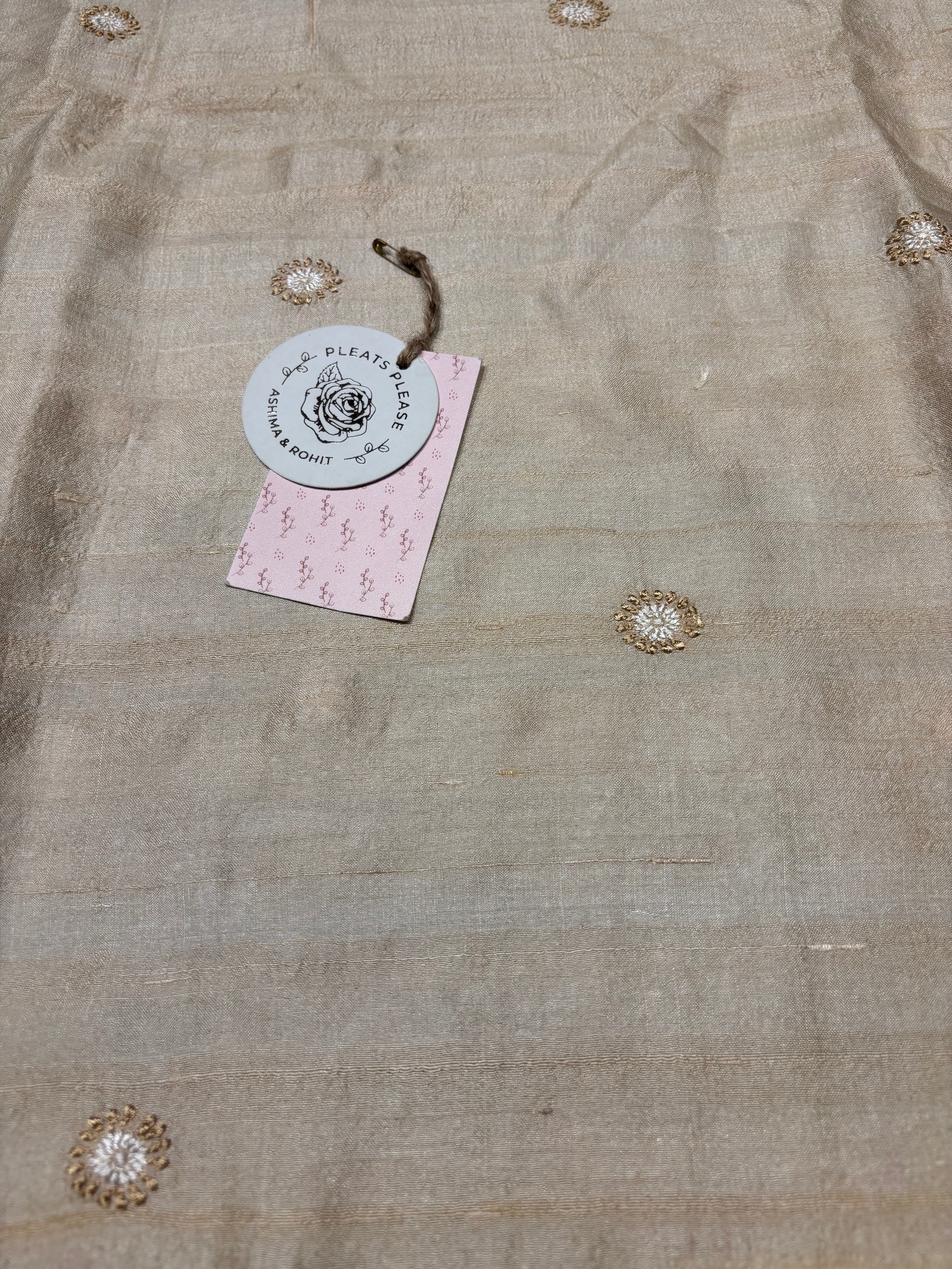 Dyeable Silk Chikankari Men’s Kurta Fabric