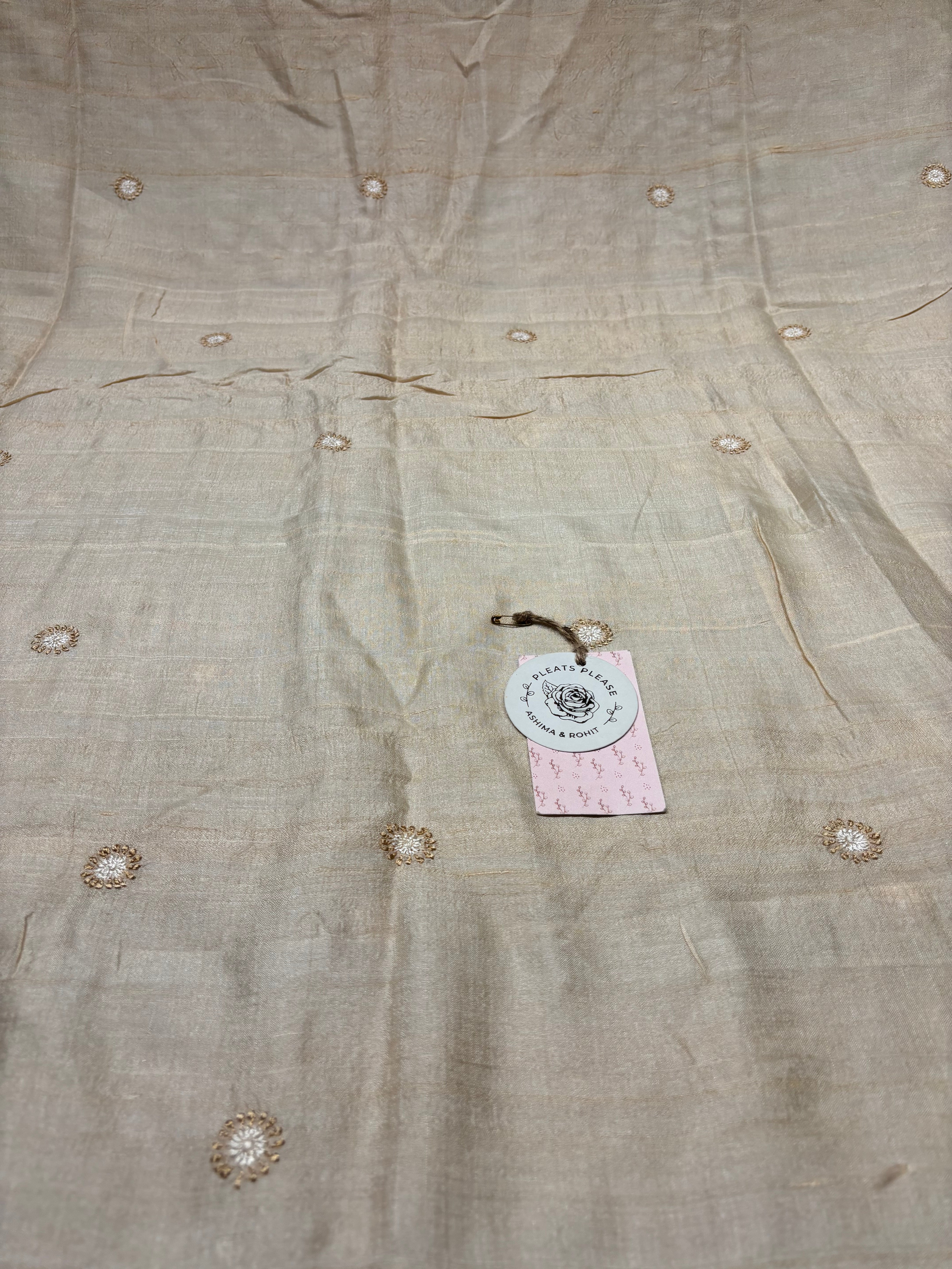 Dyeable Silk Chikankari Men’s Kurta Fabric
