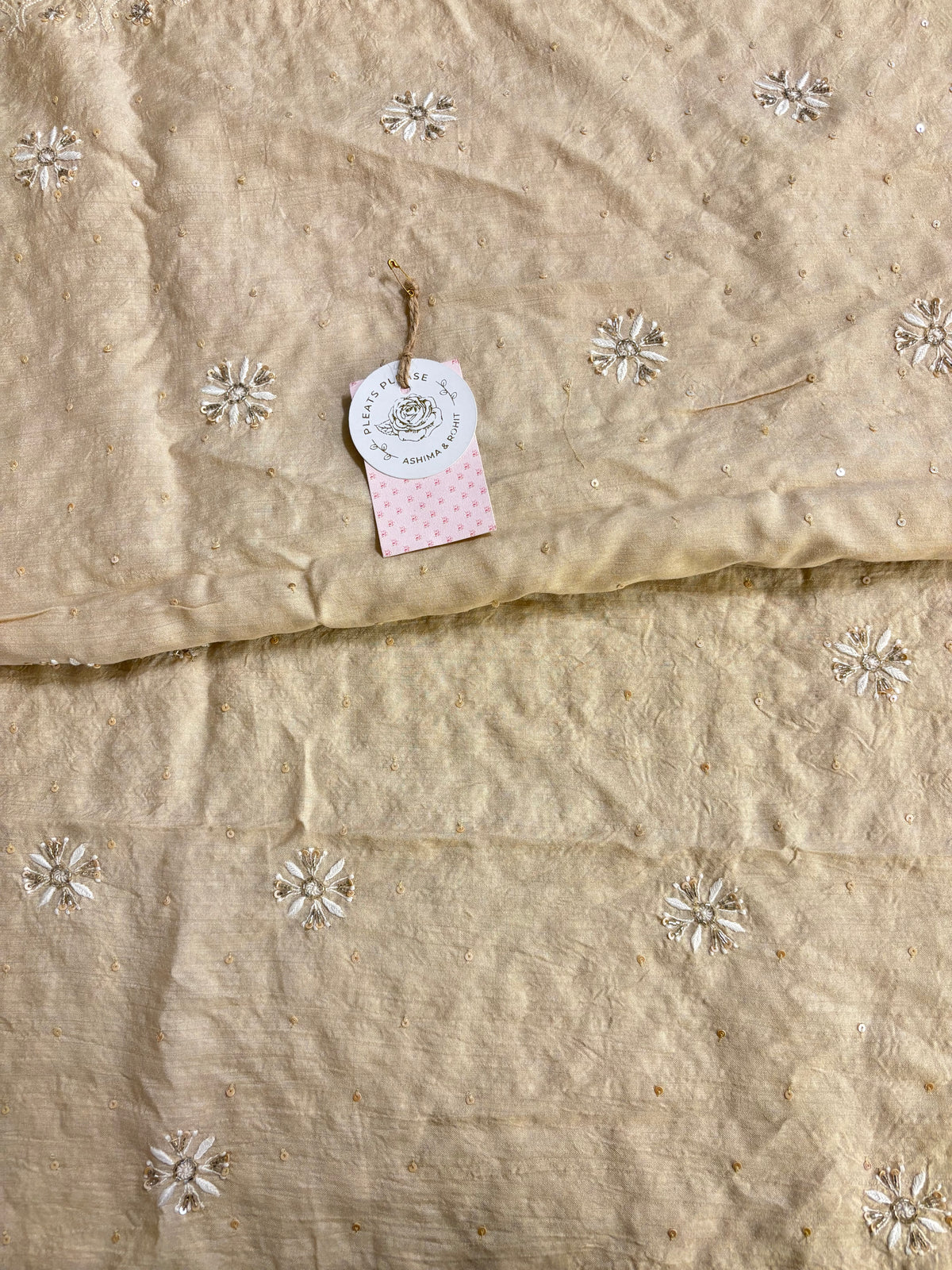 Dyeable Monga Silk Embellished Chikankari Men’s Kurta