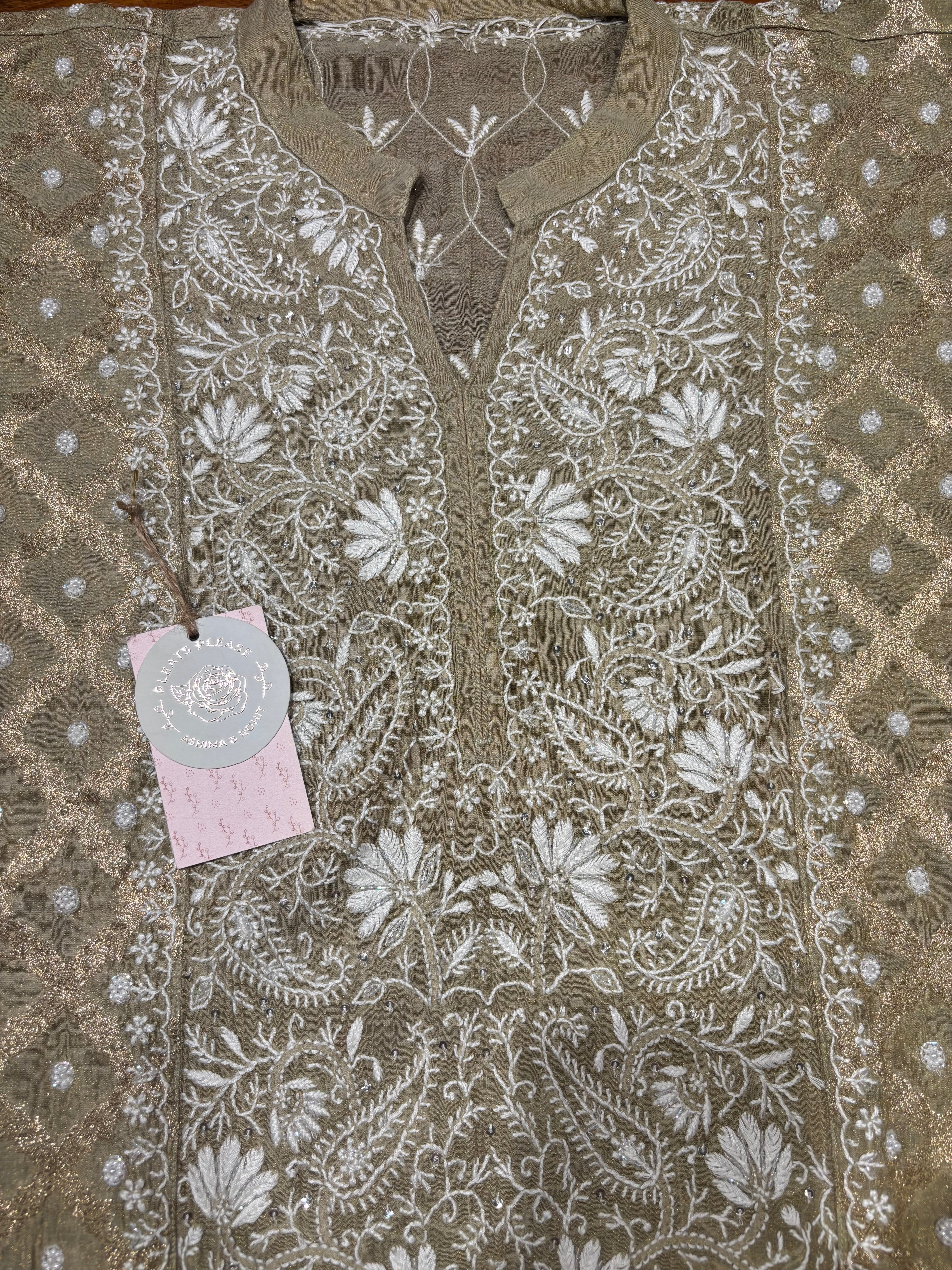 Military Olive Pure And Premium Tissue Co-ord Set