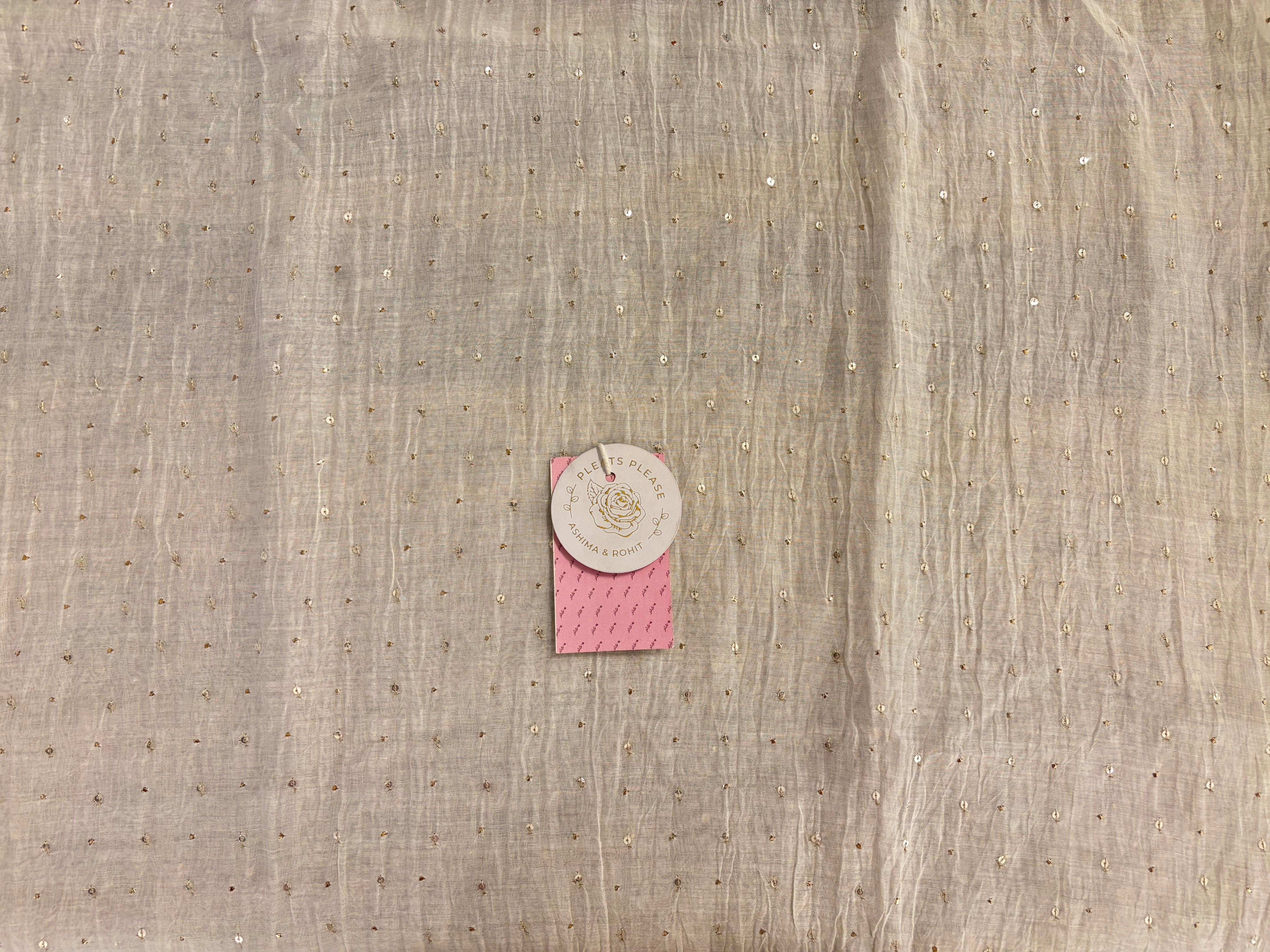 Dyeable Chanderi Chikankari Mukaish Kurta & Dupatta