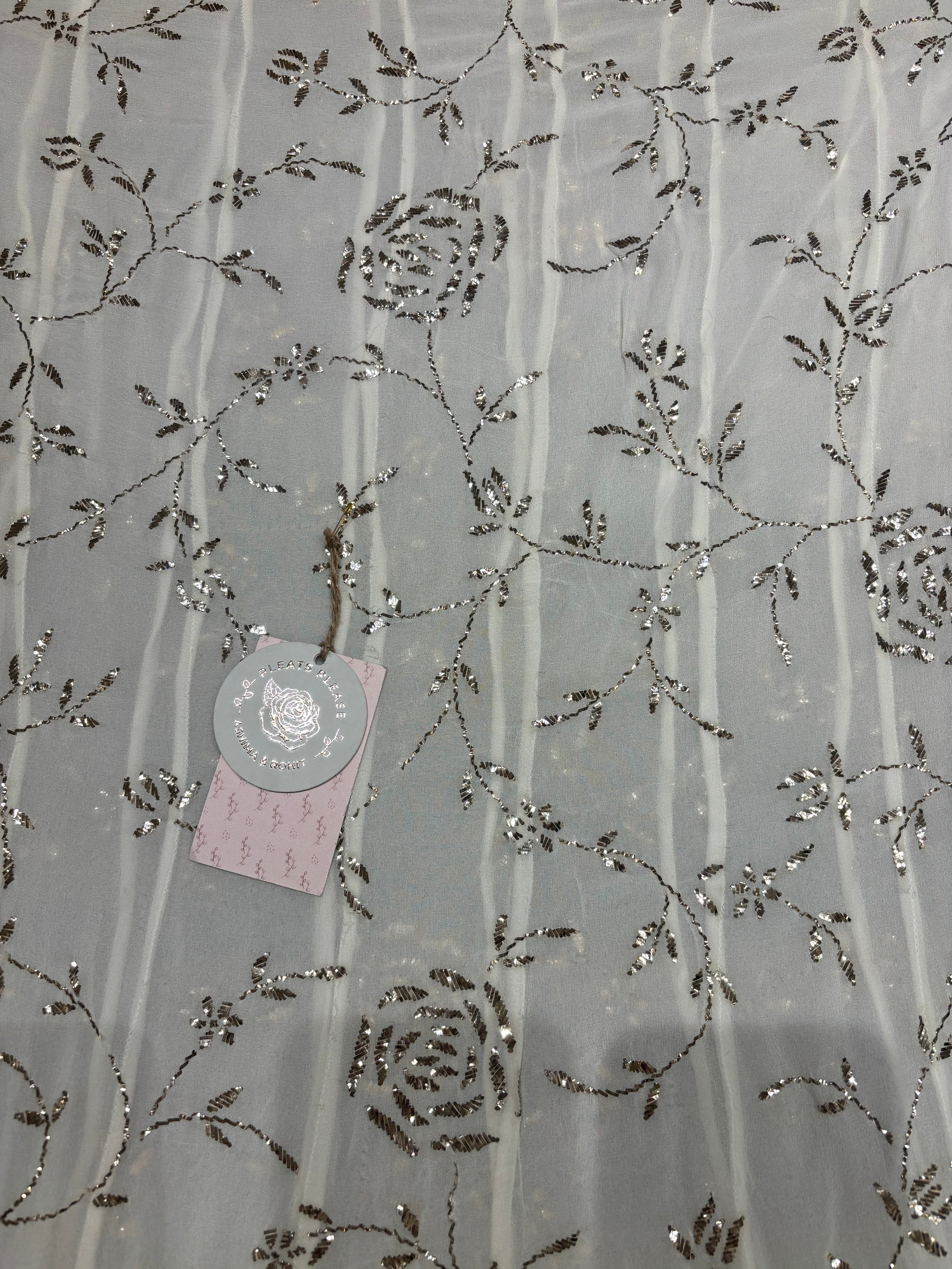 Dyeable Pure and Premium Georgette Anarkali and Dupatta