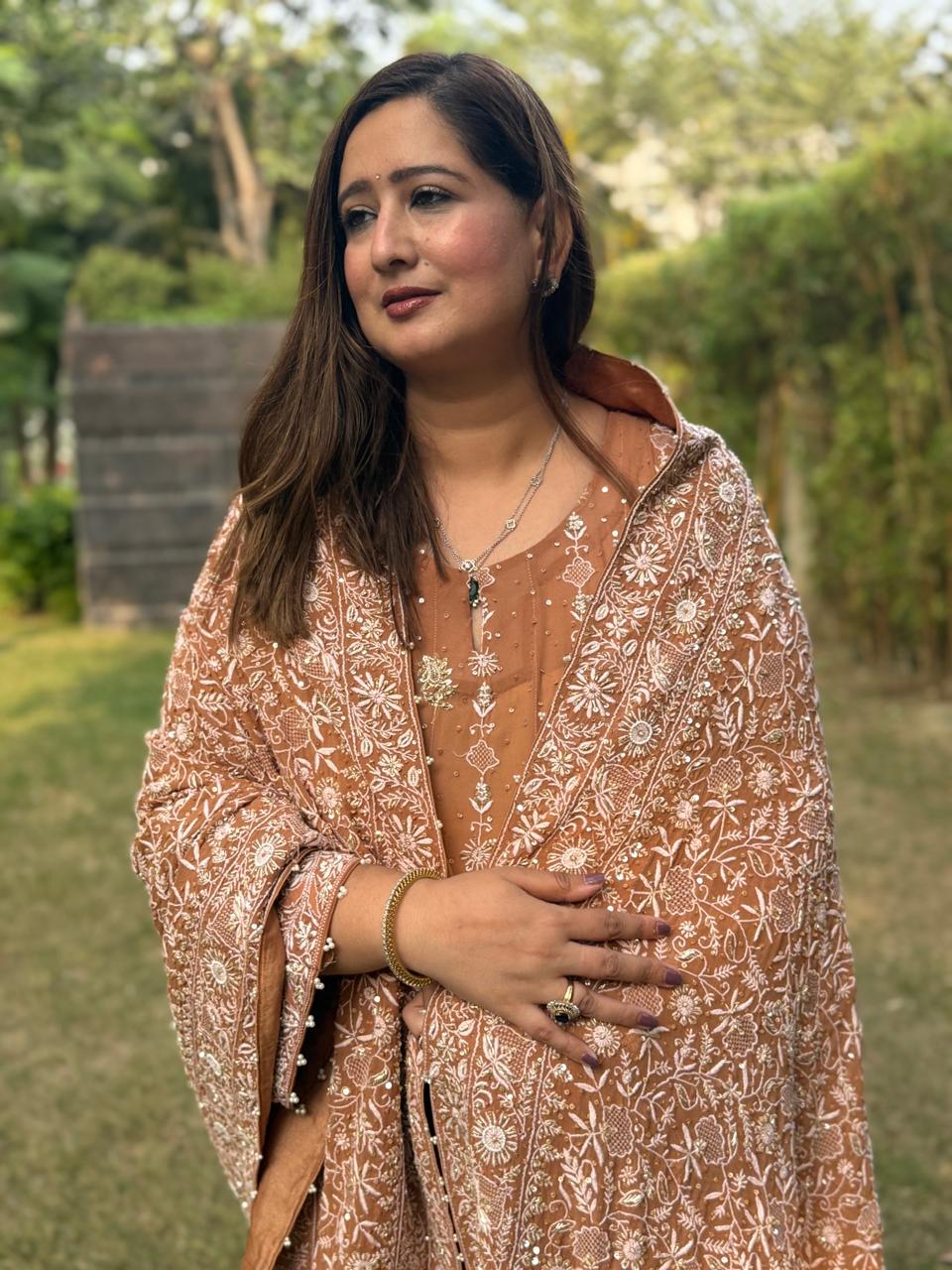 Brown Pure and Pure and Premium Dupatta