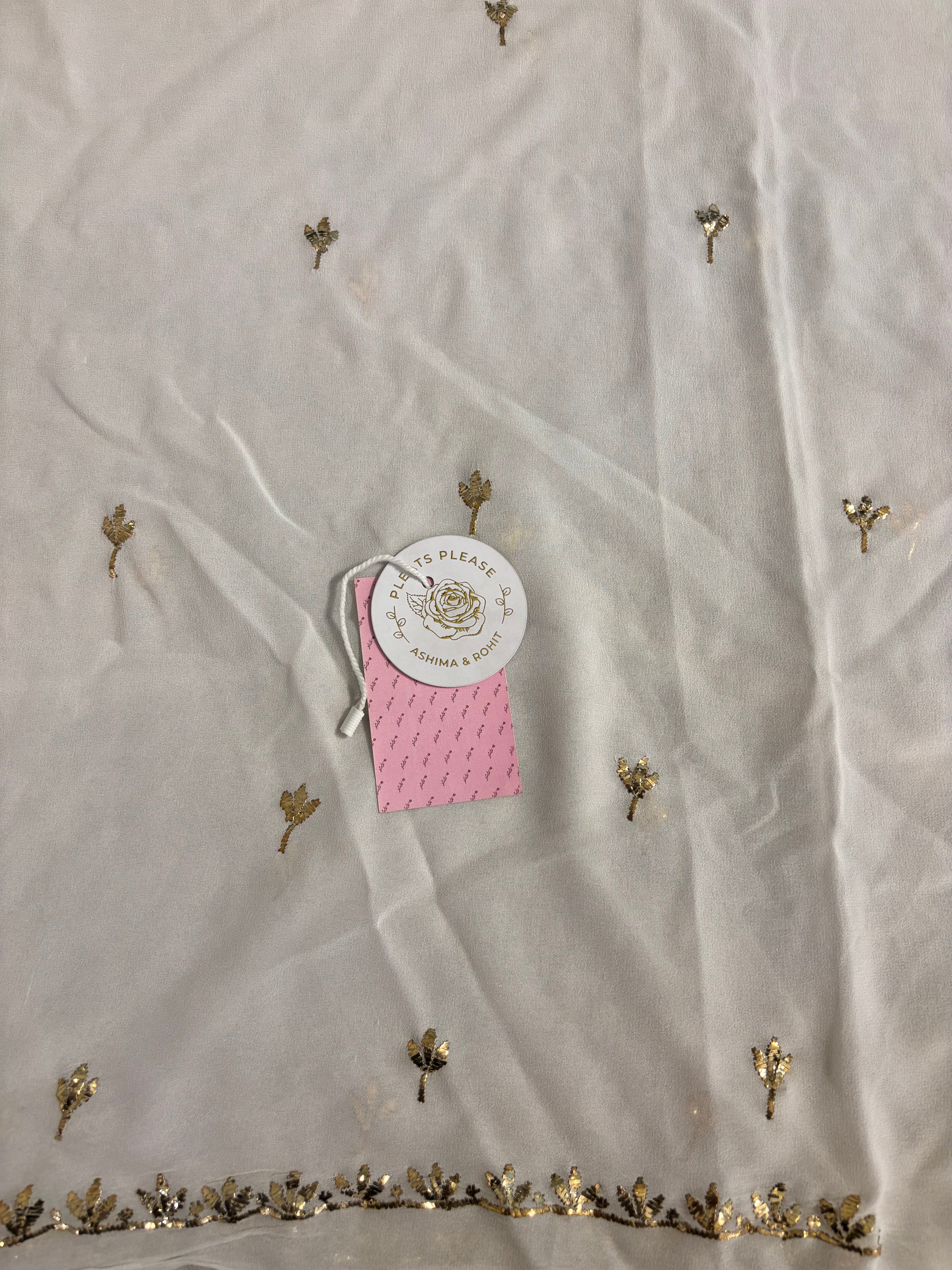 Dyeable Pure & Premium Badla Kurta & Dupatta