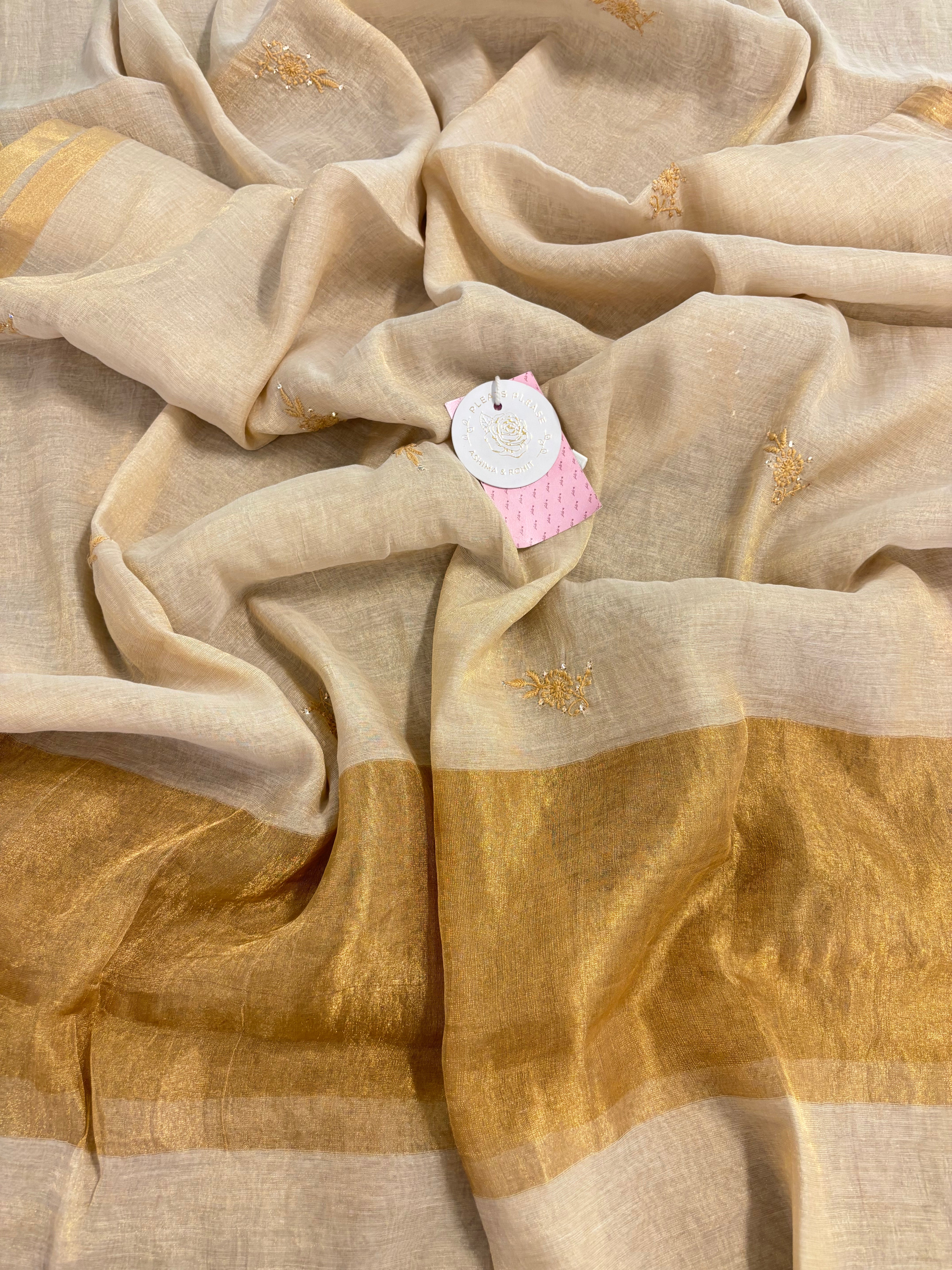 Dyeable Pure and Premium Tissue Chikankari Kurta & Dupatta