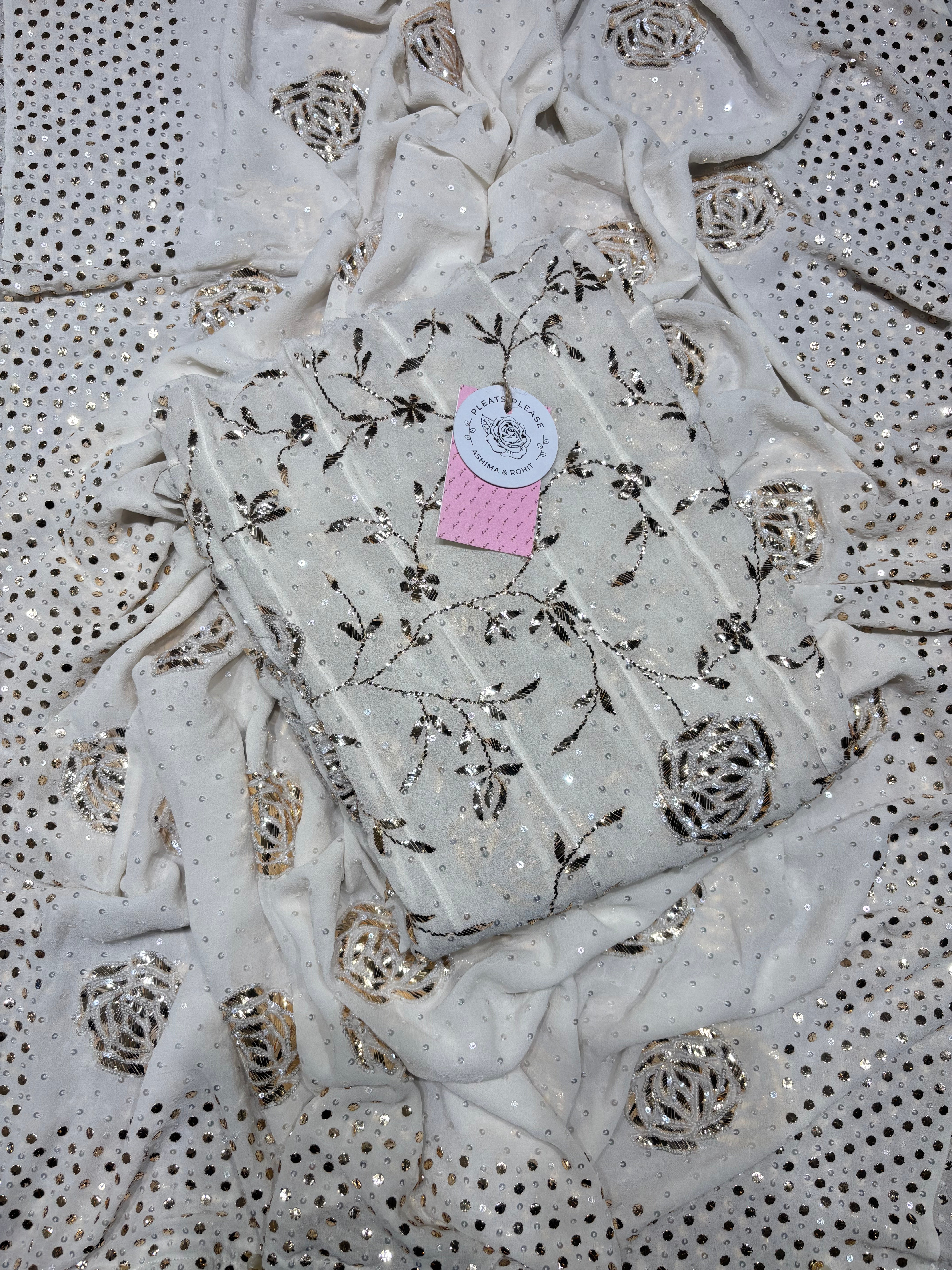 Dyeable Pure and Premium Georgette Anarkali and Dupatta