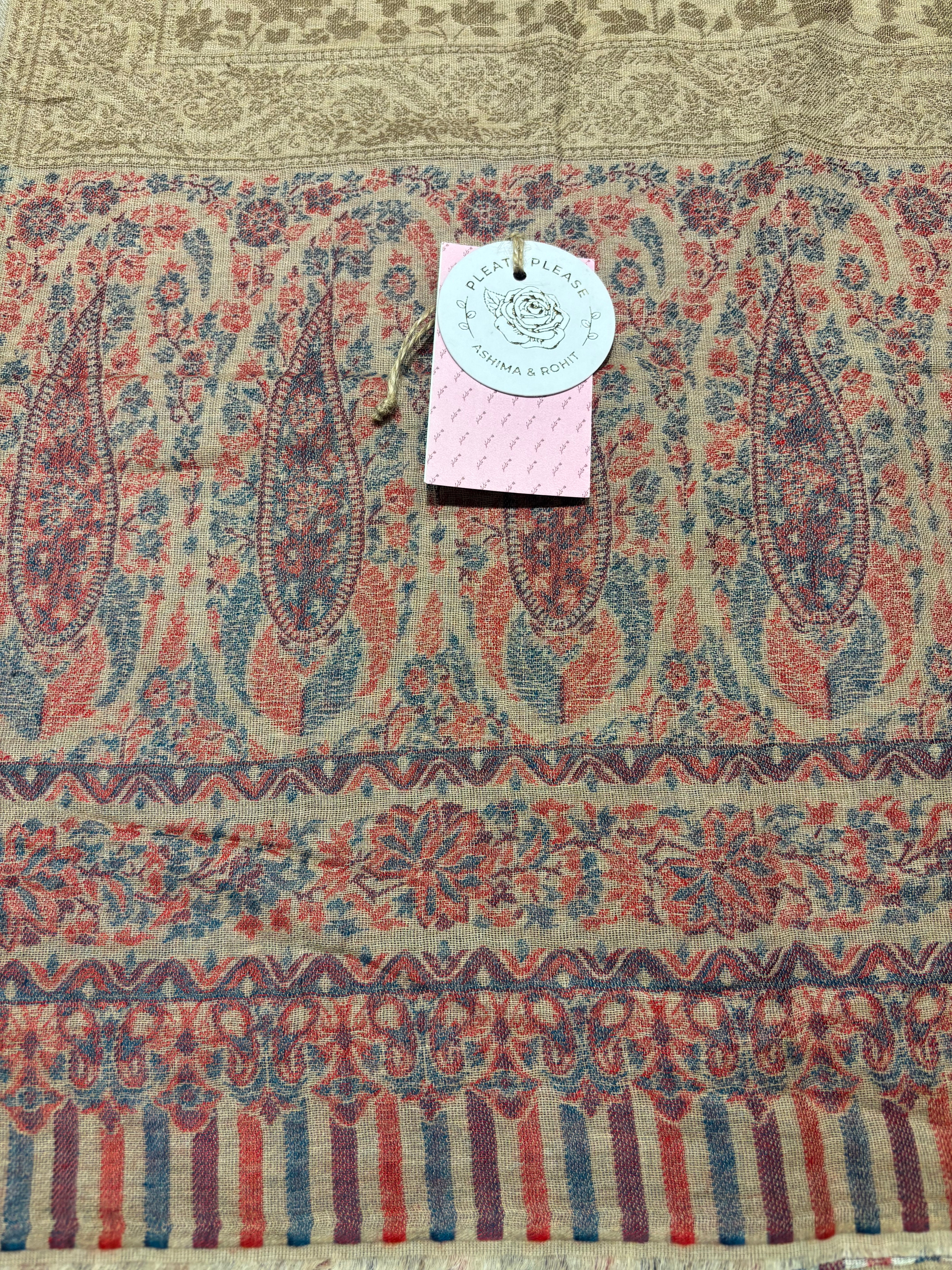 Cuban Sand Cashmere Woolen Shawl