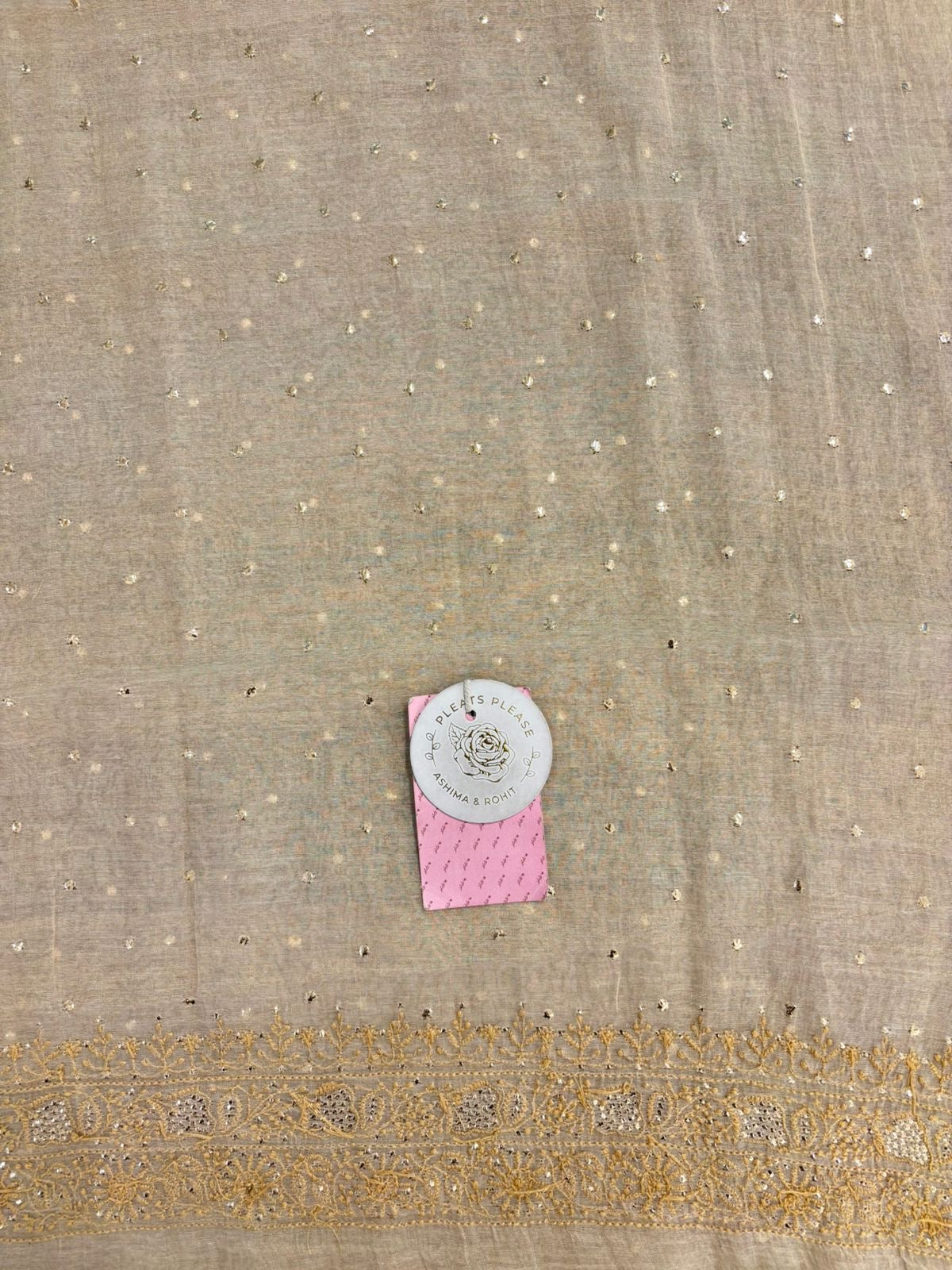 Dyeable Pure & Premium Tissue Chikankari Mukaish Kurta & Dupatta