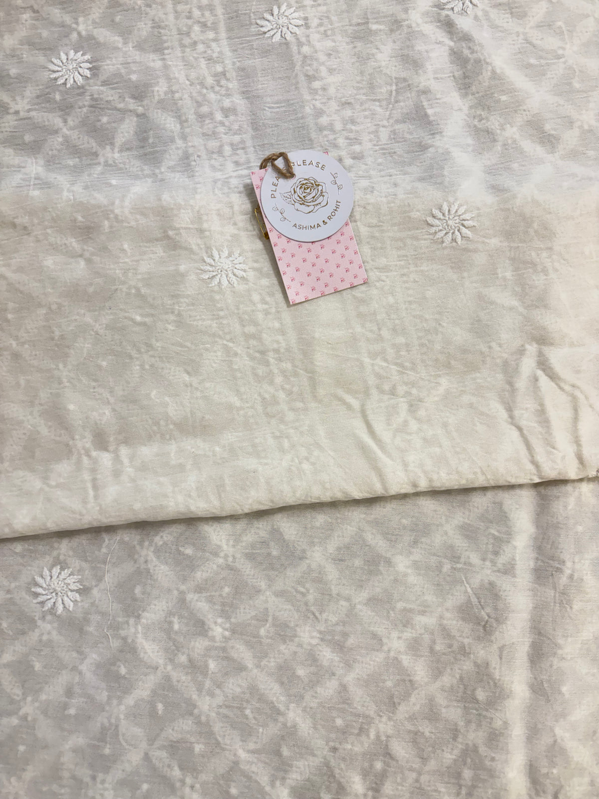 Dyeable Chanderi Men’s Chikankari Kurta