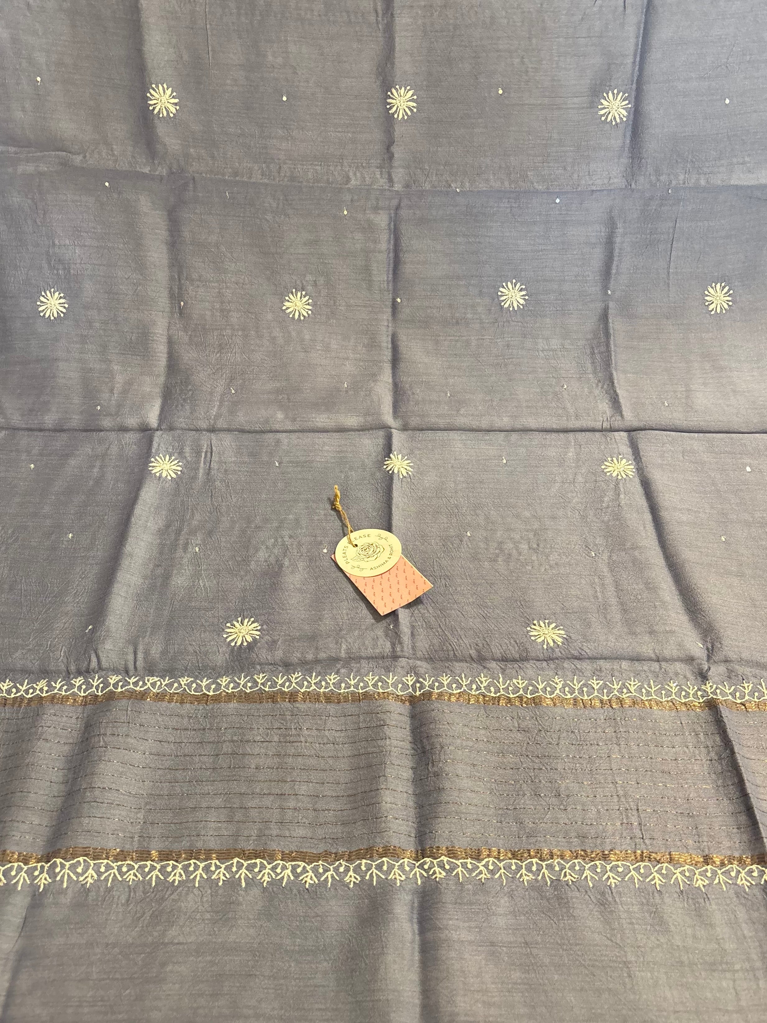 Powder blue Chikankari Kurta Dupatta Set