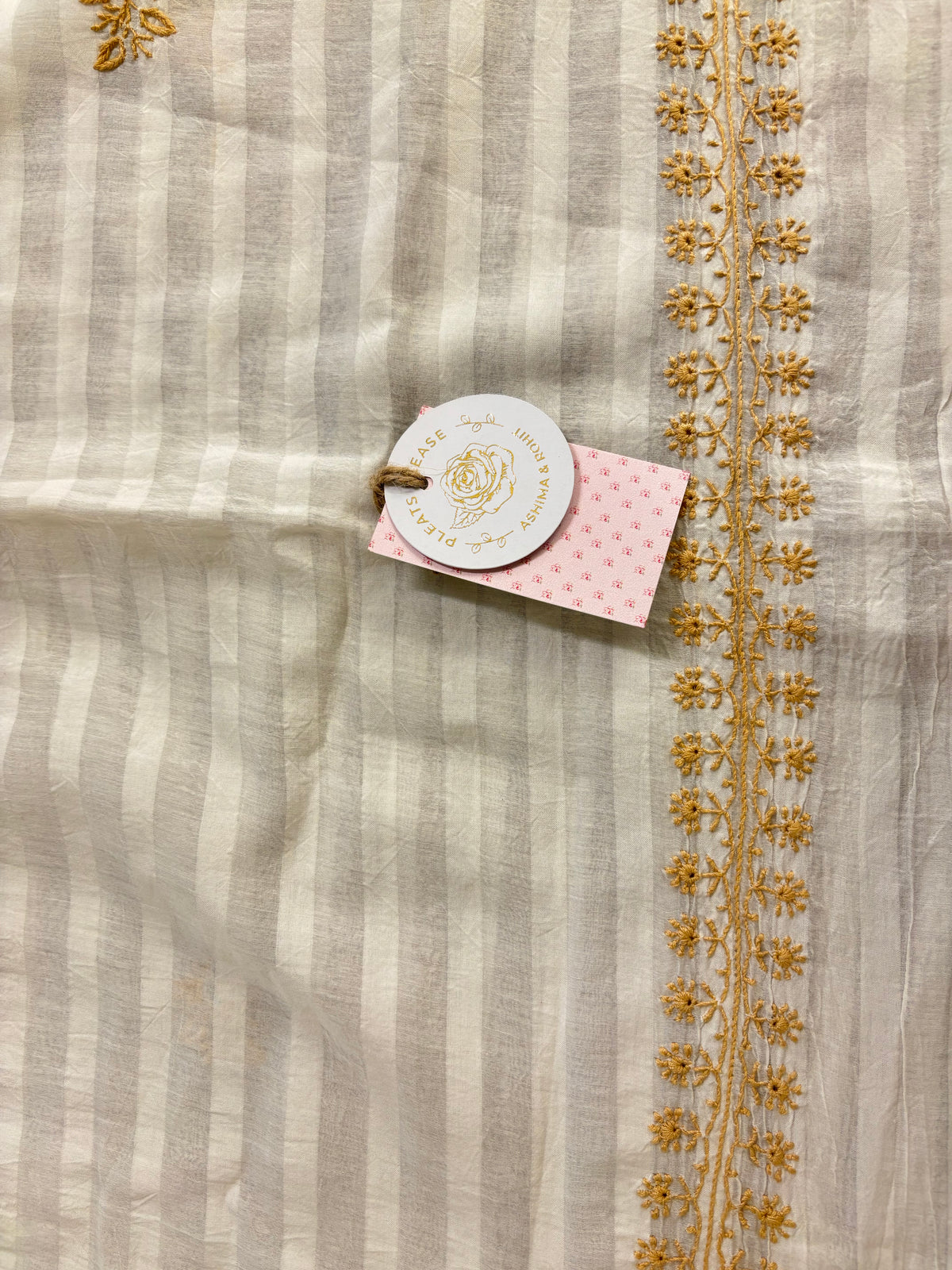 Dyeable Chanderi Mul Chikankari Men’s Kurta