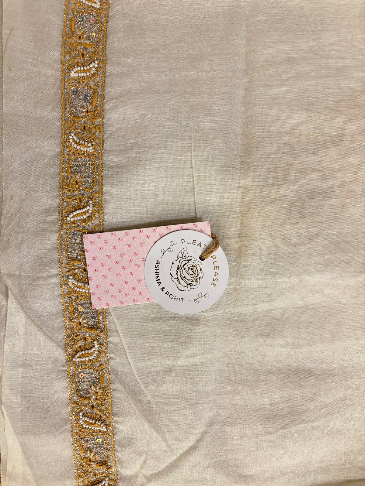 Dyeable Chanderi Silk Chikankari Men’s Kurta
