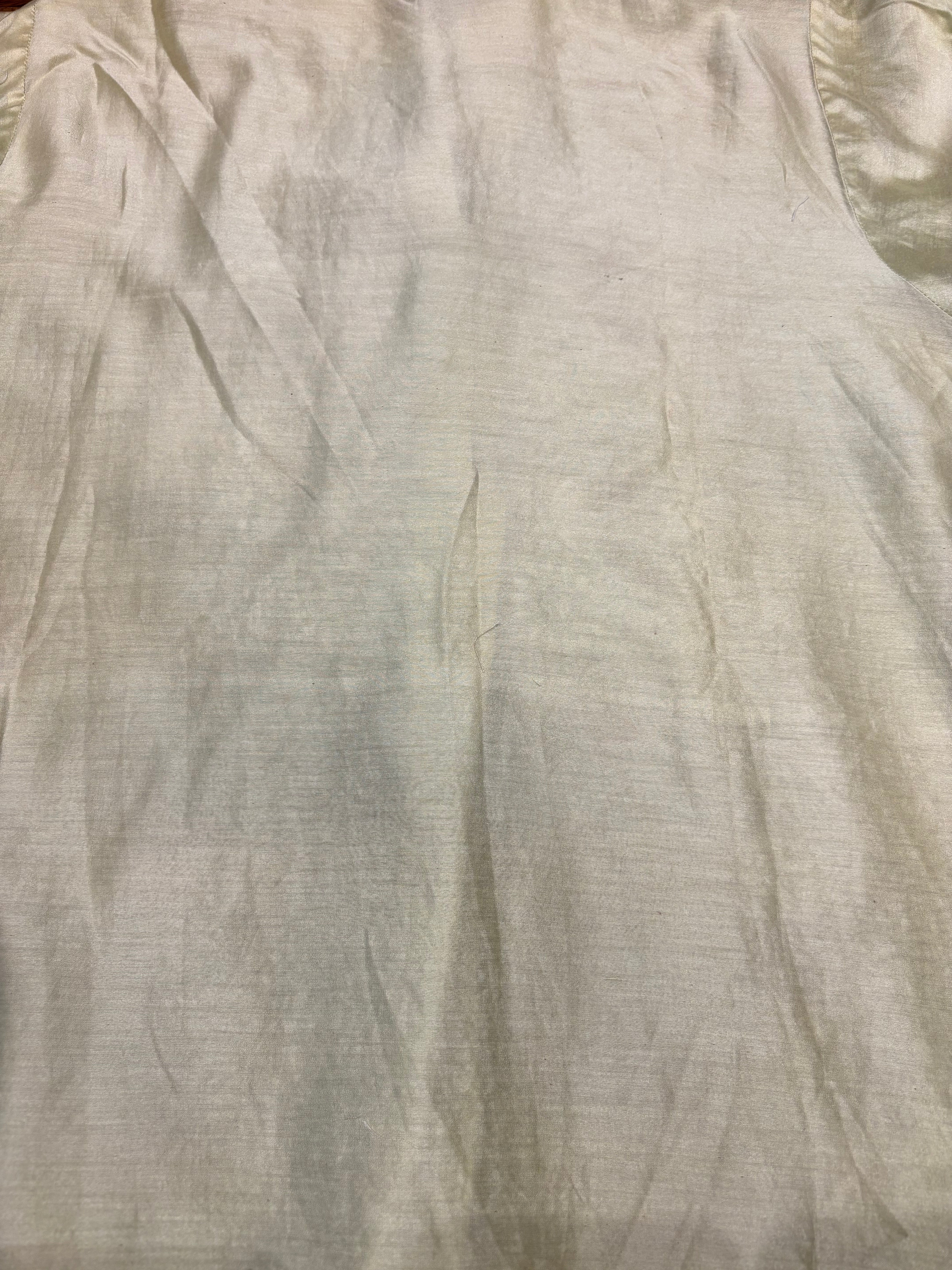 Pistachio Green Chanderi Silk chikankari Co-ord Set