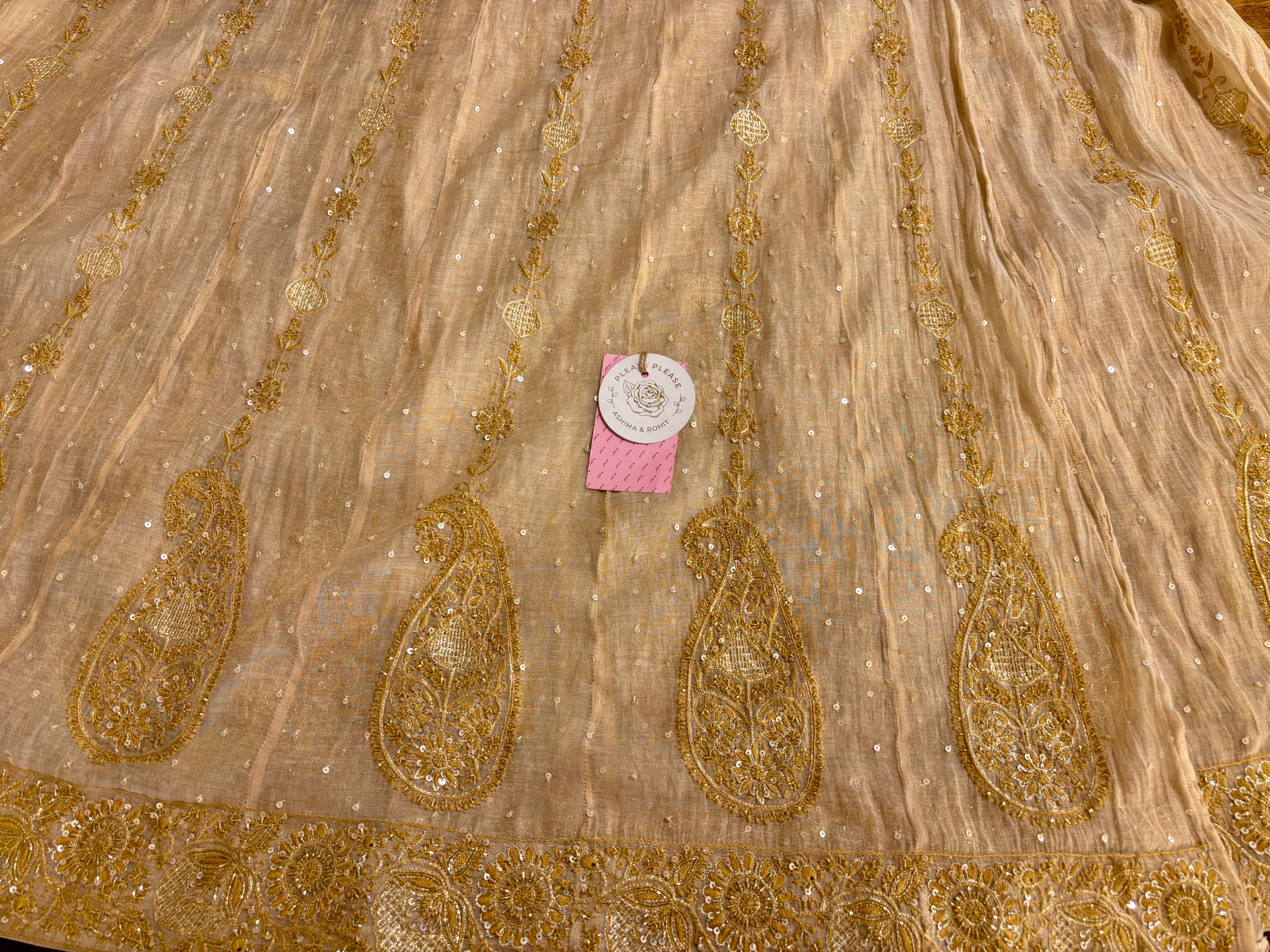 Dyeable Pure & Premium Chikankari Bajirao Angrakha & Dupatta Set