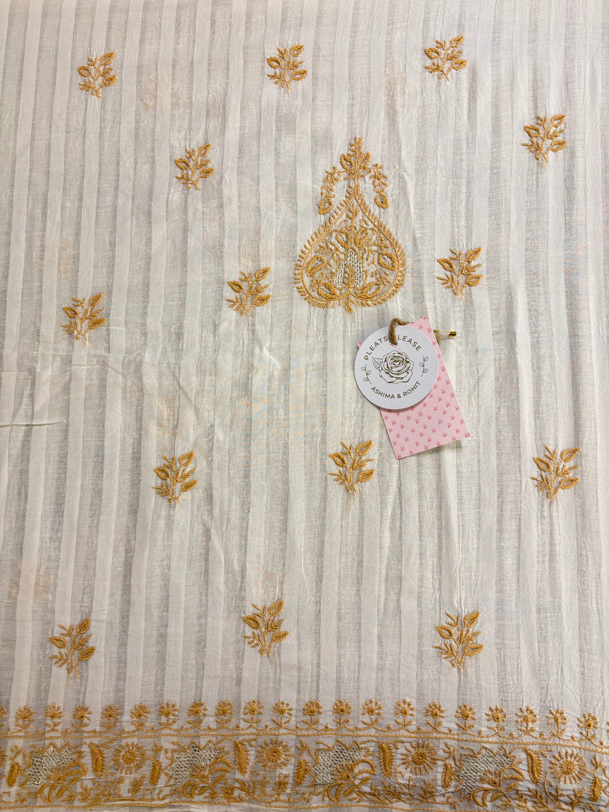 Dyeable Chanderi Mul Chikankari Men’s Kurta