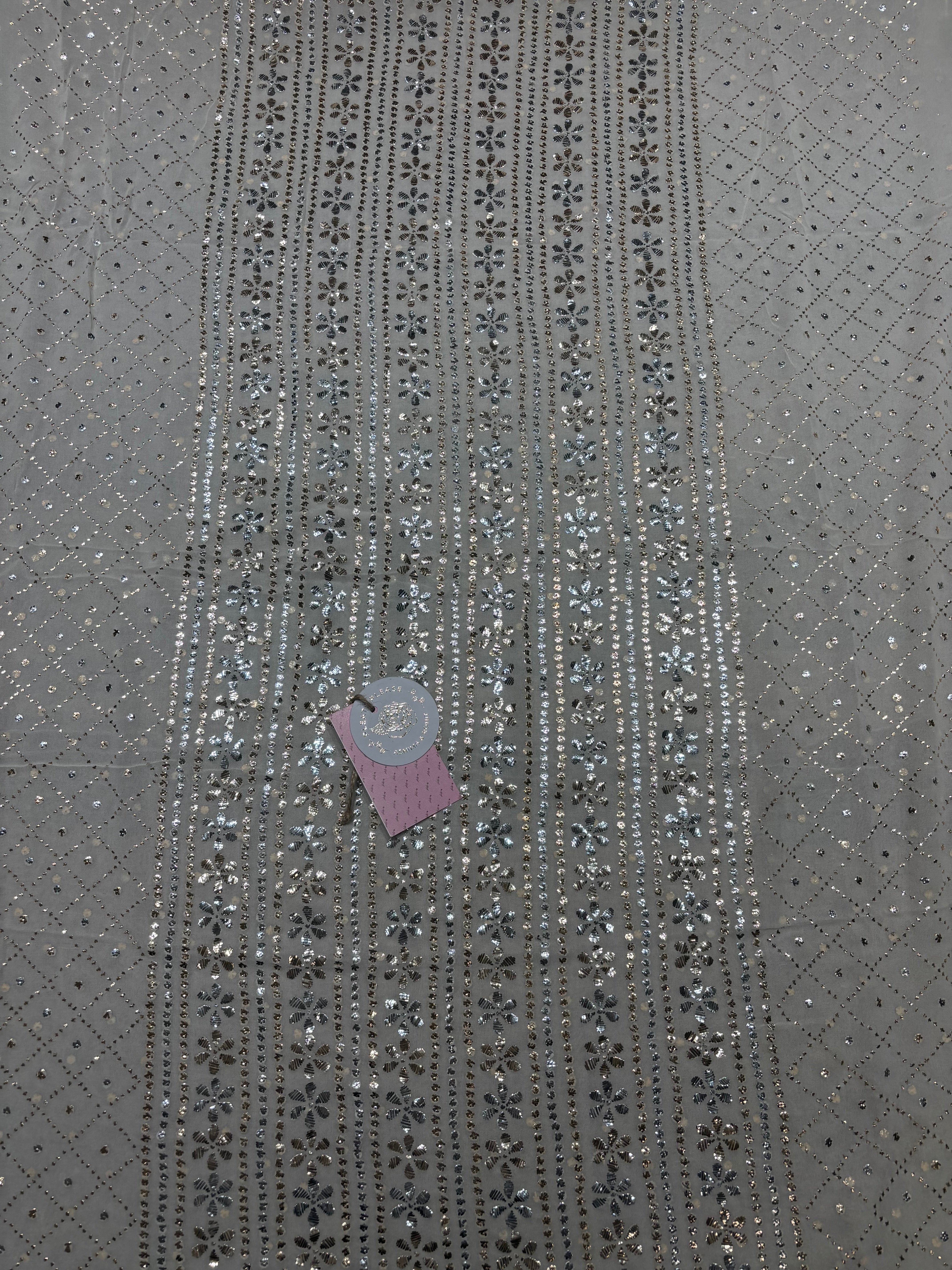 Dyeable Pure and Premium Mukaish Kurta and Dupatta Set