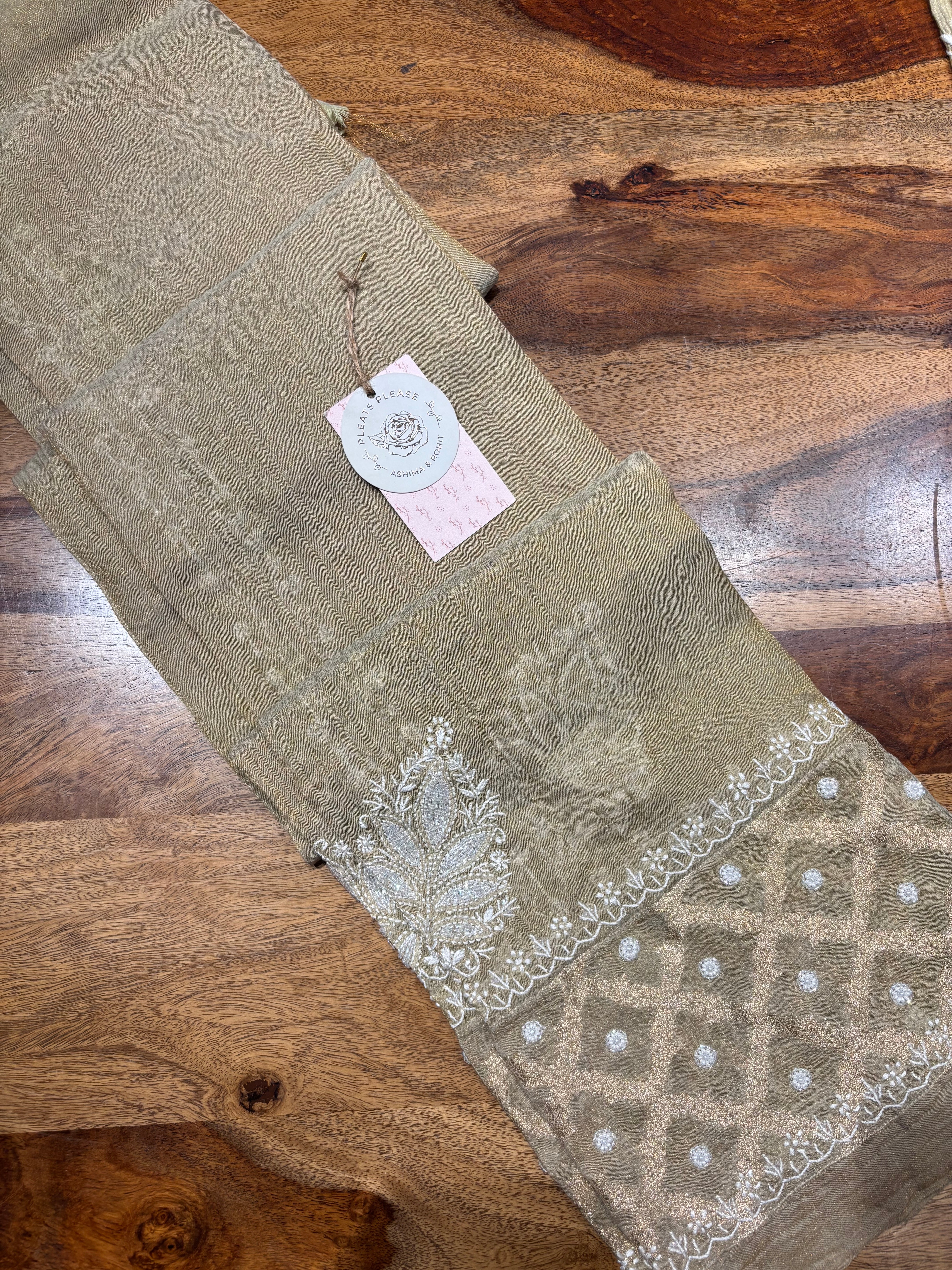 Military Olive Pure And Premium Tissue Co-ord Set