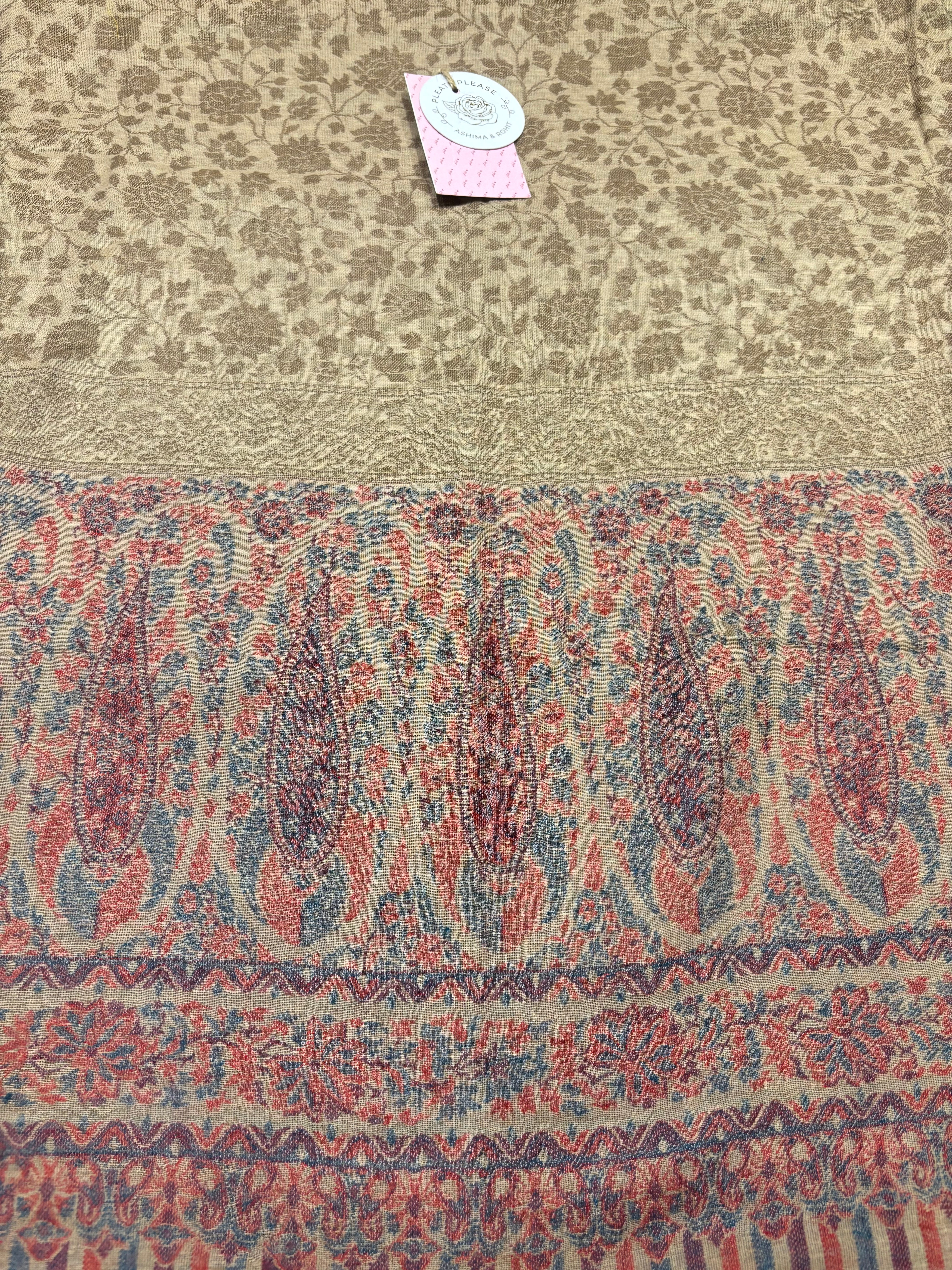 Cuban Sand Cashmere Woolen Shawl