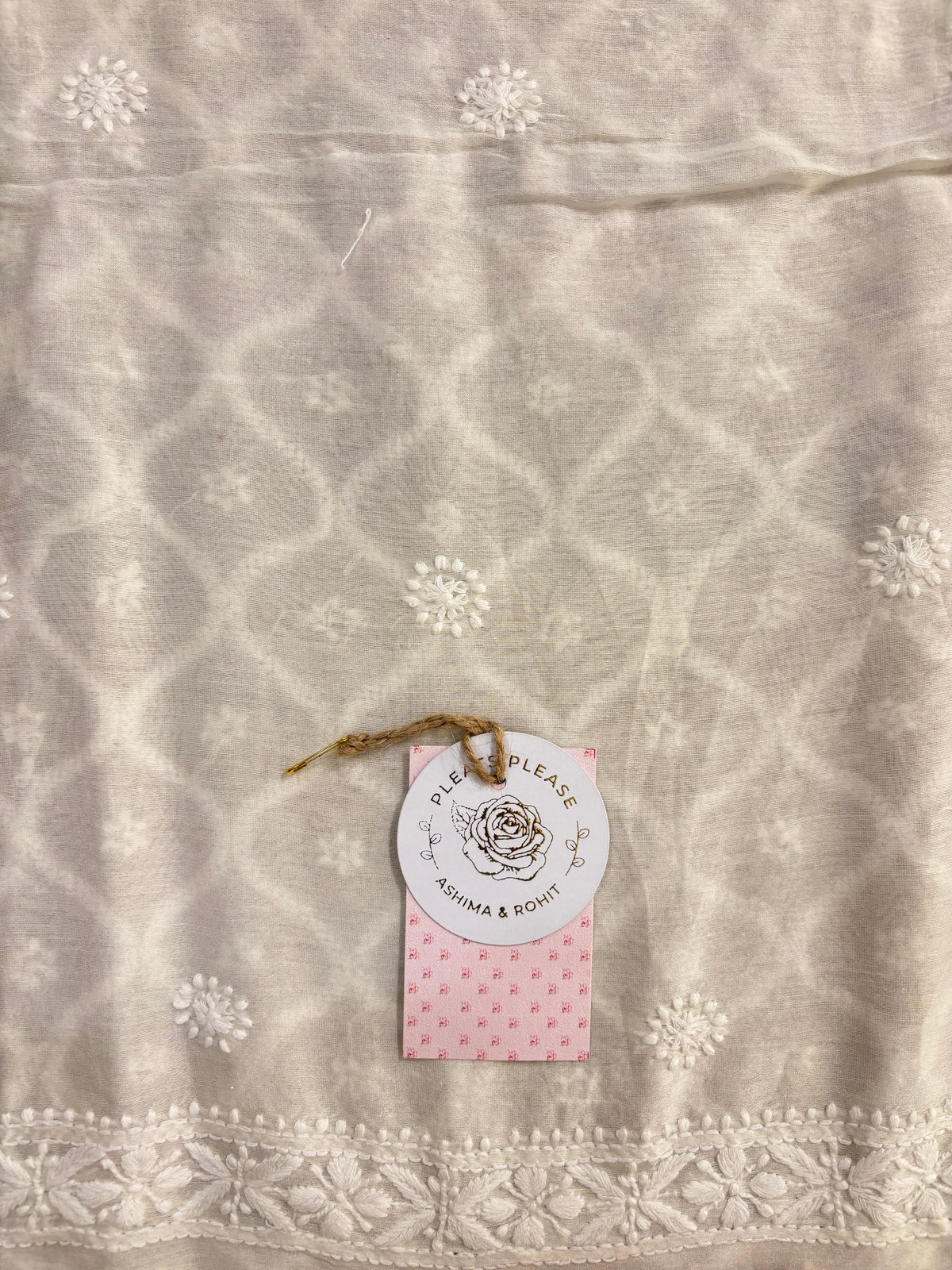 Dyeable Chanderi Men’s Chikankari Kurta