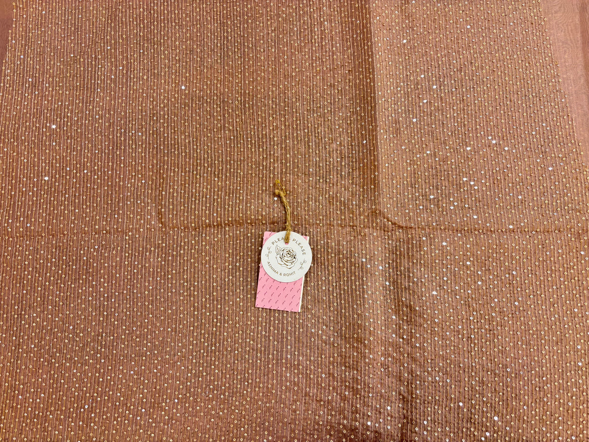 Baby Pink Pure & Premium Organza Chikankari Kurta & Dupatta