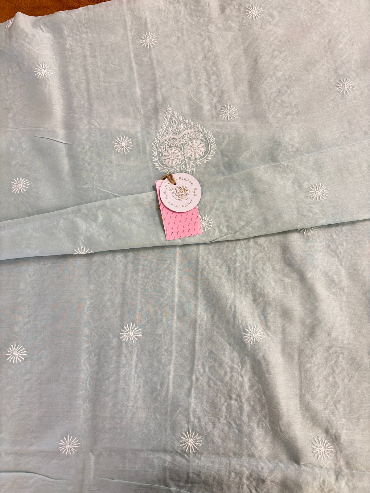 Mint Green Chanderi Chikankari Men’s Kurta