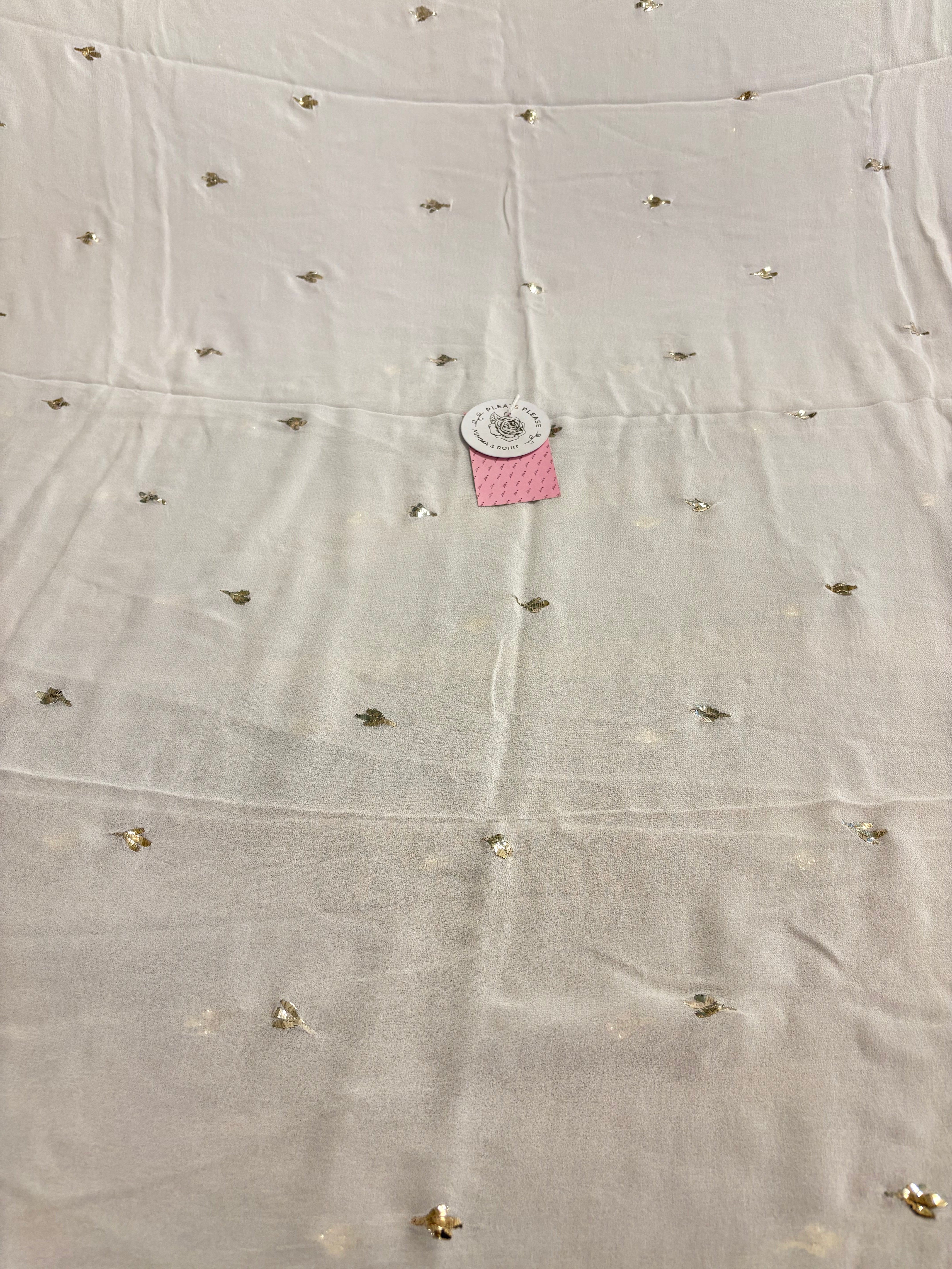 Dyeable Pure & Premium Badla Kurta & Dupatta