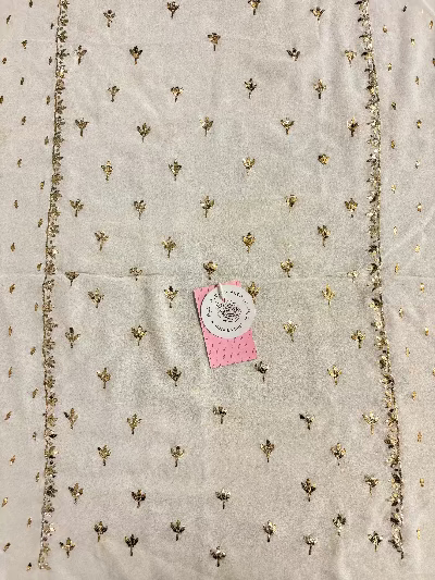 Dyeable Pure & Premium Badla Kurta & Dupatta