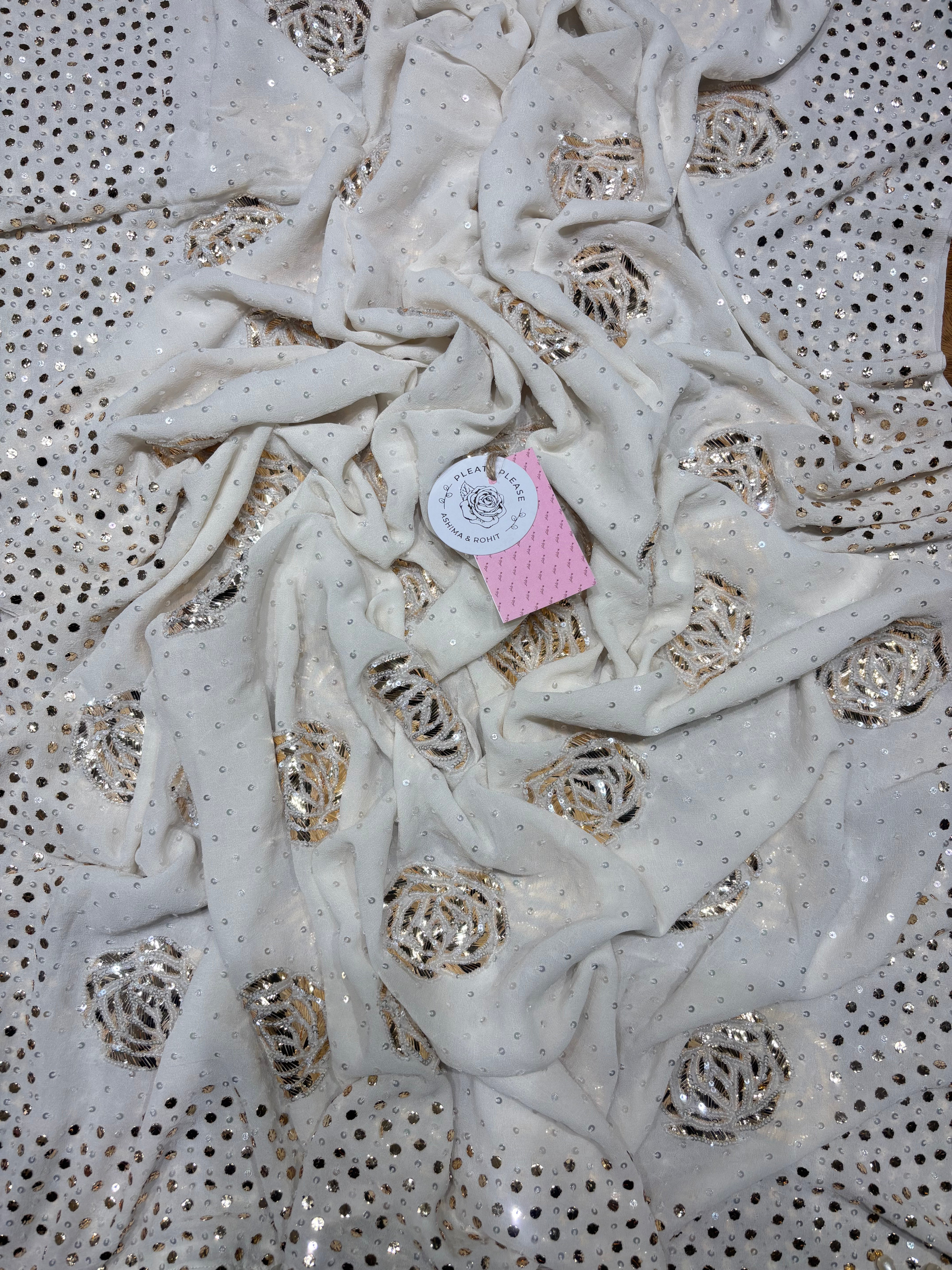 Dyeable Pure and Premium Georgette Anarkali and Dupatta